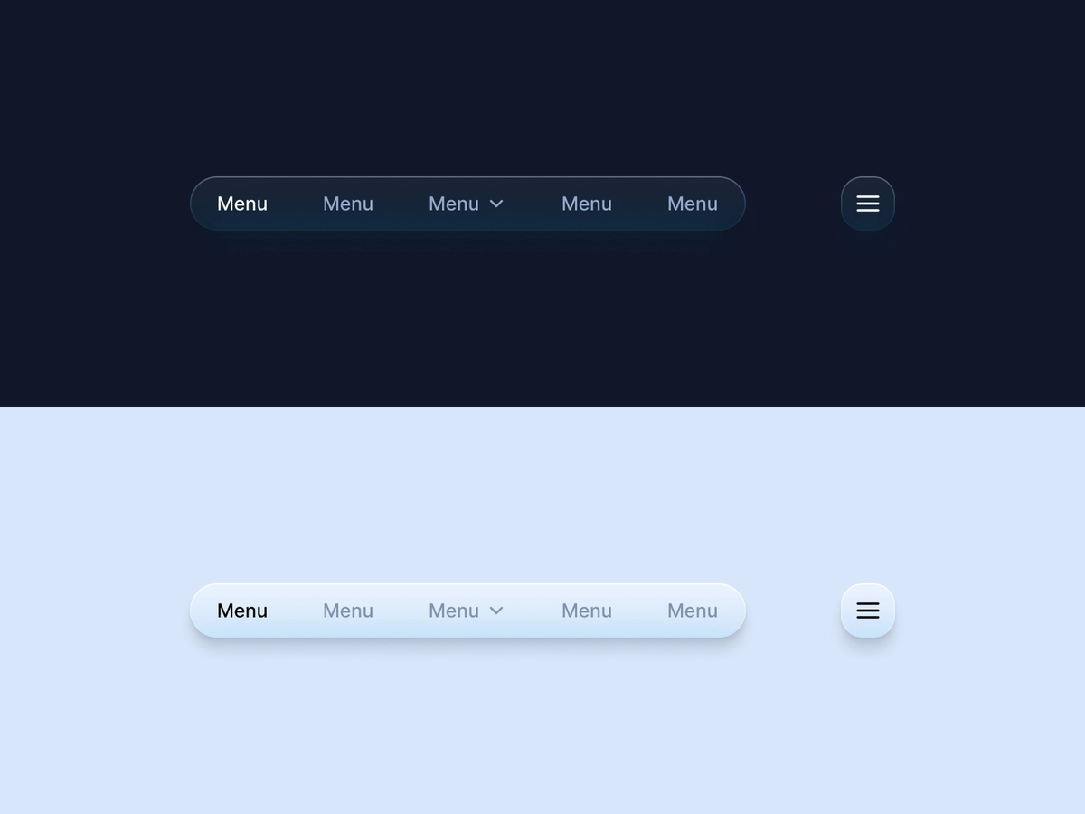 Navigation Bar & Hamburger Menu