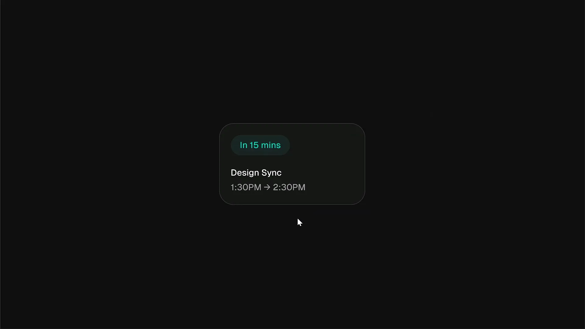 Calendar Widget Interaction