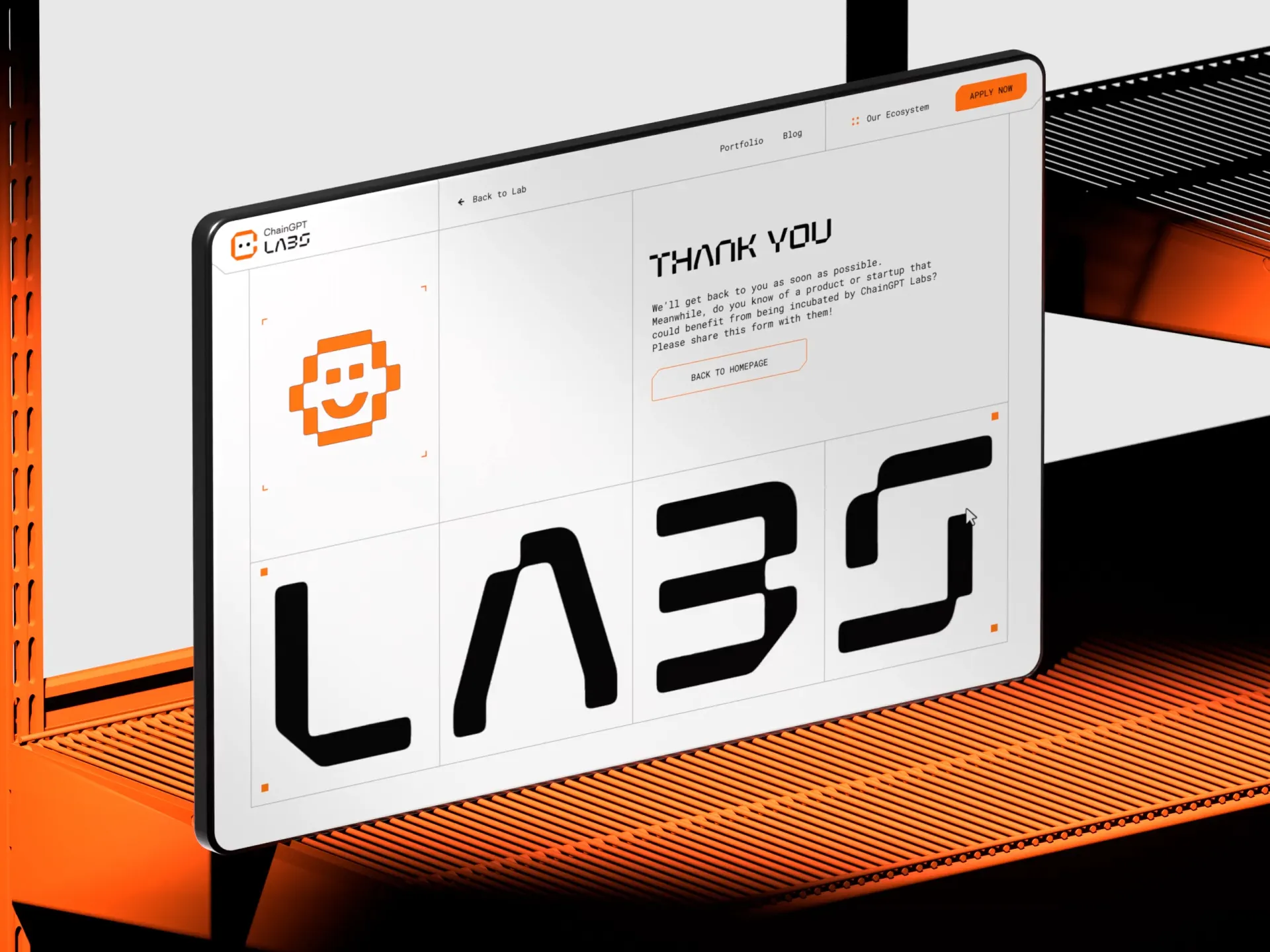 ChainGPT Labs - Interactive Footer (Breakdown)