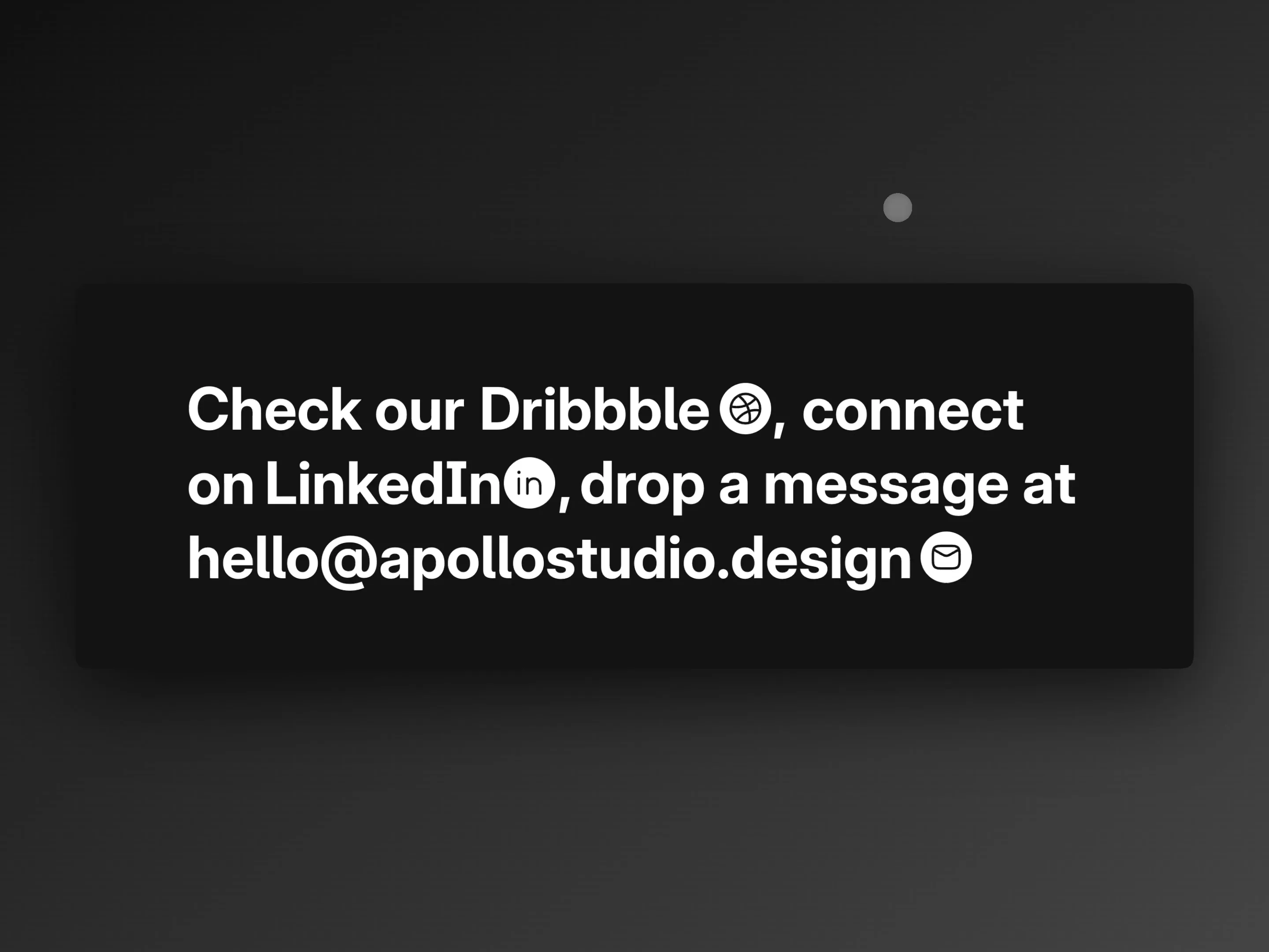 Footer animation
