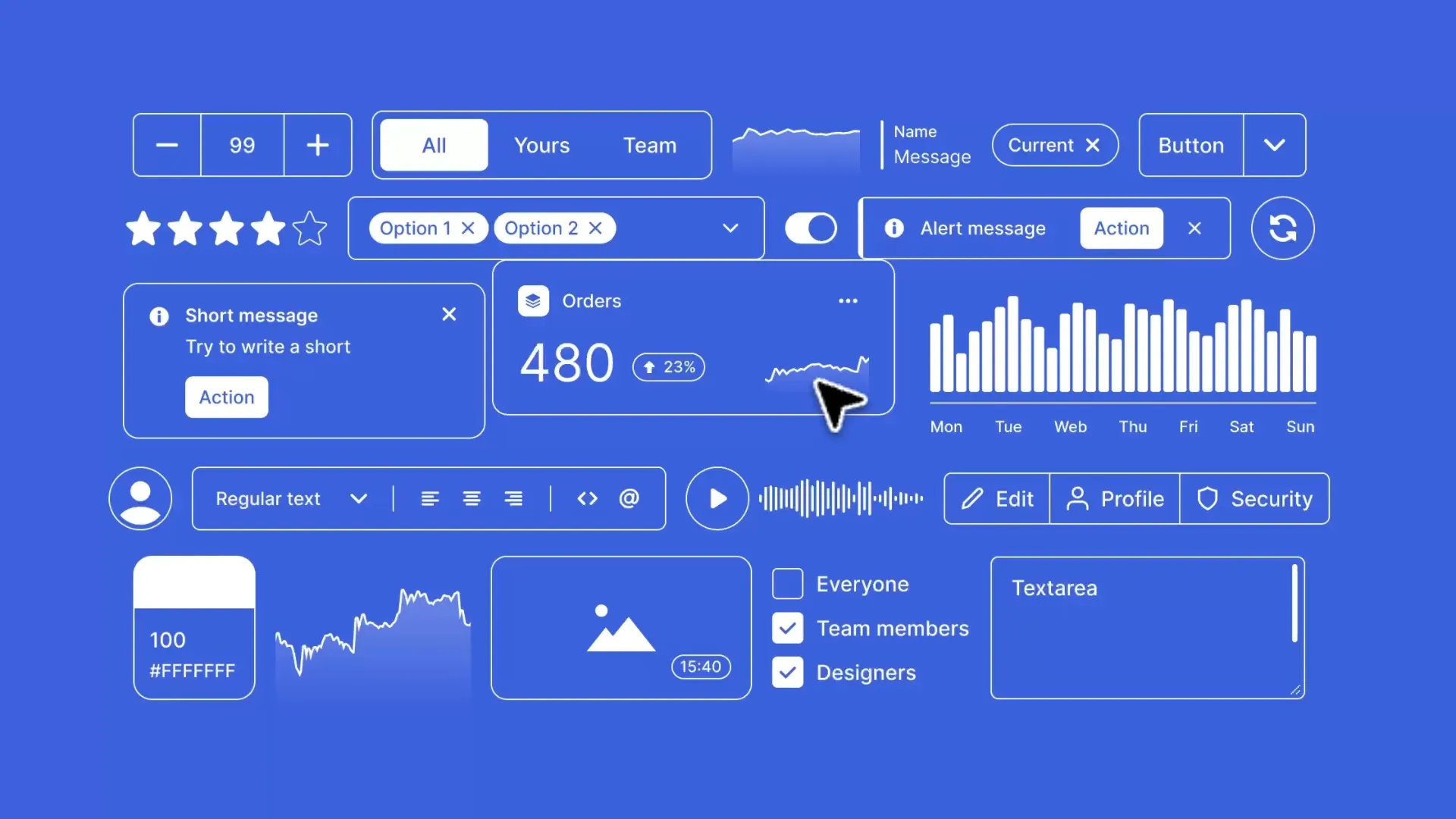 Playing with a new style for wireframe mode