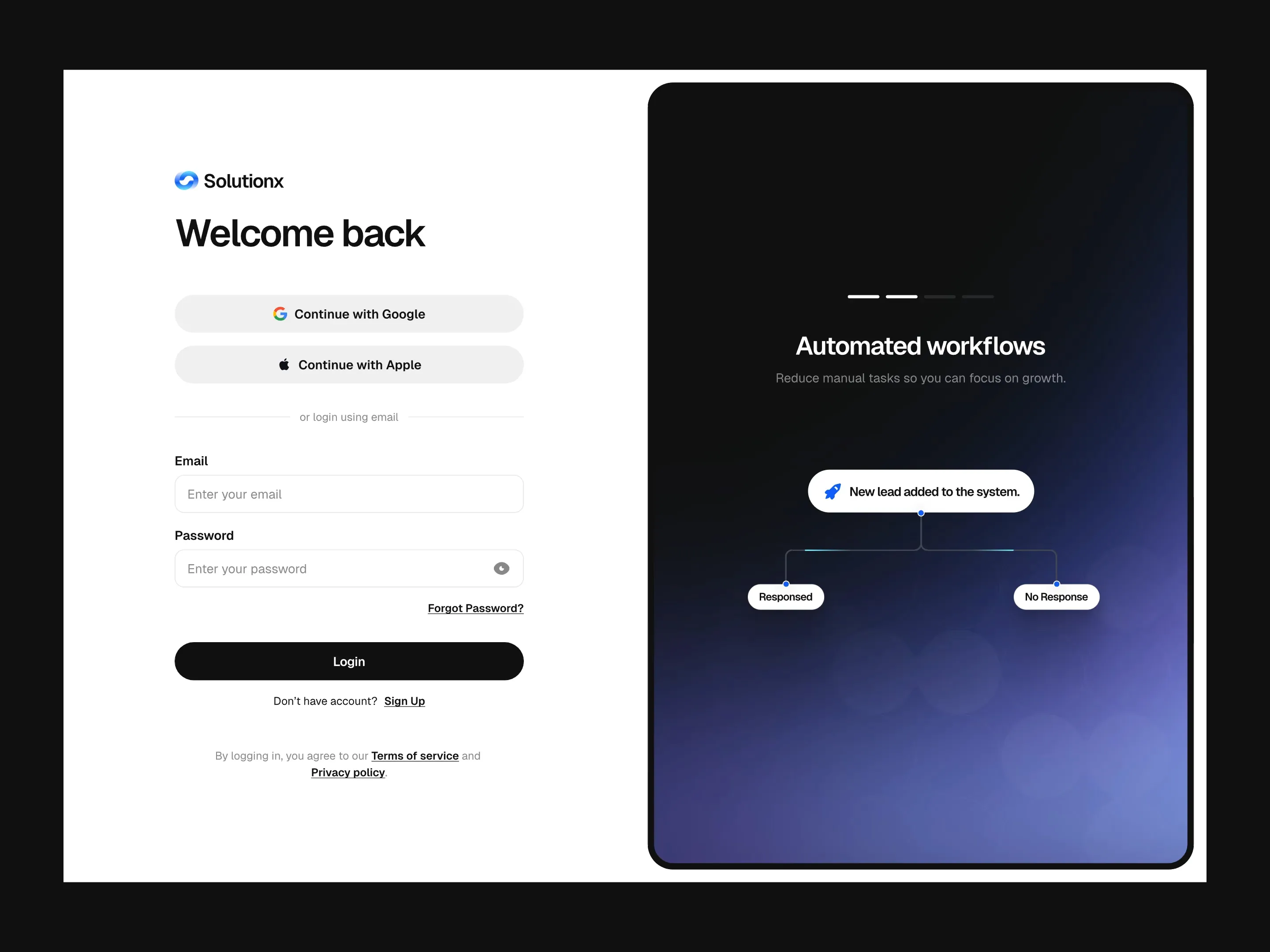 Solutionx - Onboarding